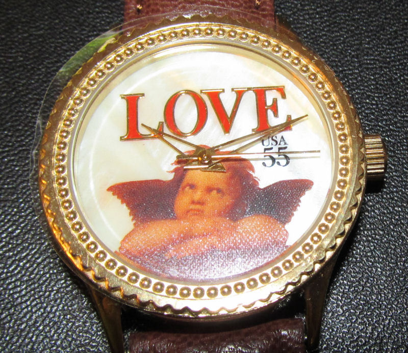 NEW P.S. Collection Arjang & Co. Womens PS-1002G-DB “Love Cupid” Watch BOGO 50%
