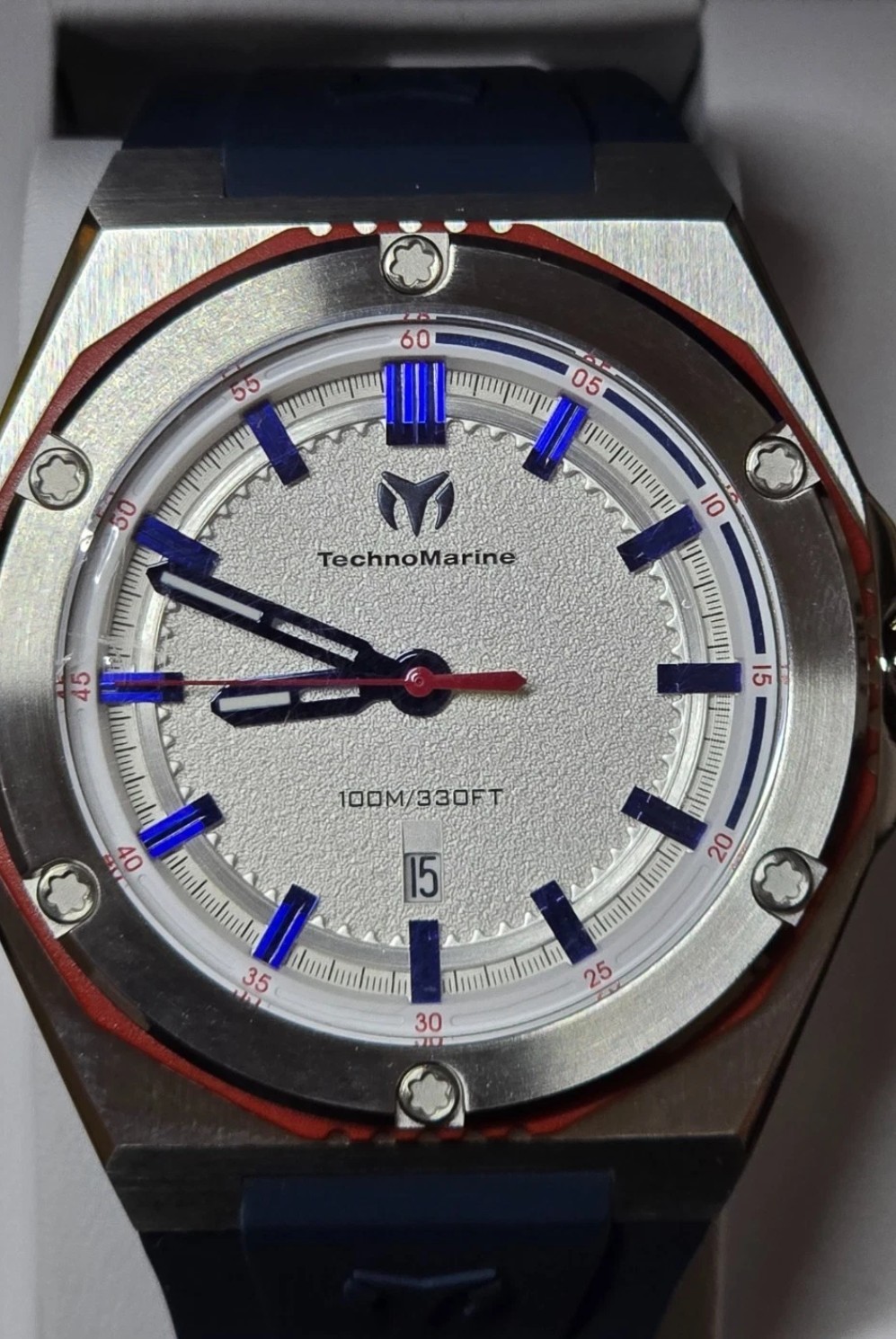 TechnoMarine Coral Legacy Men’s Watch – 45mm, Blue (TM-416091)