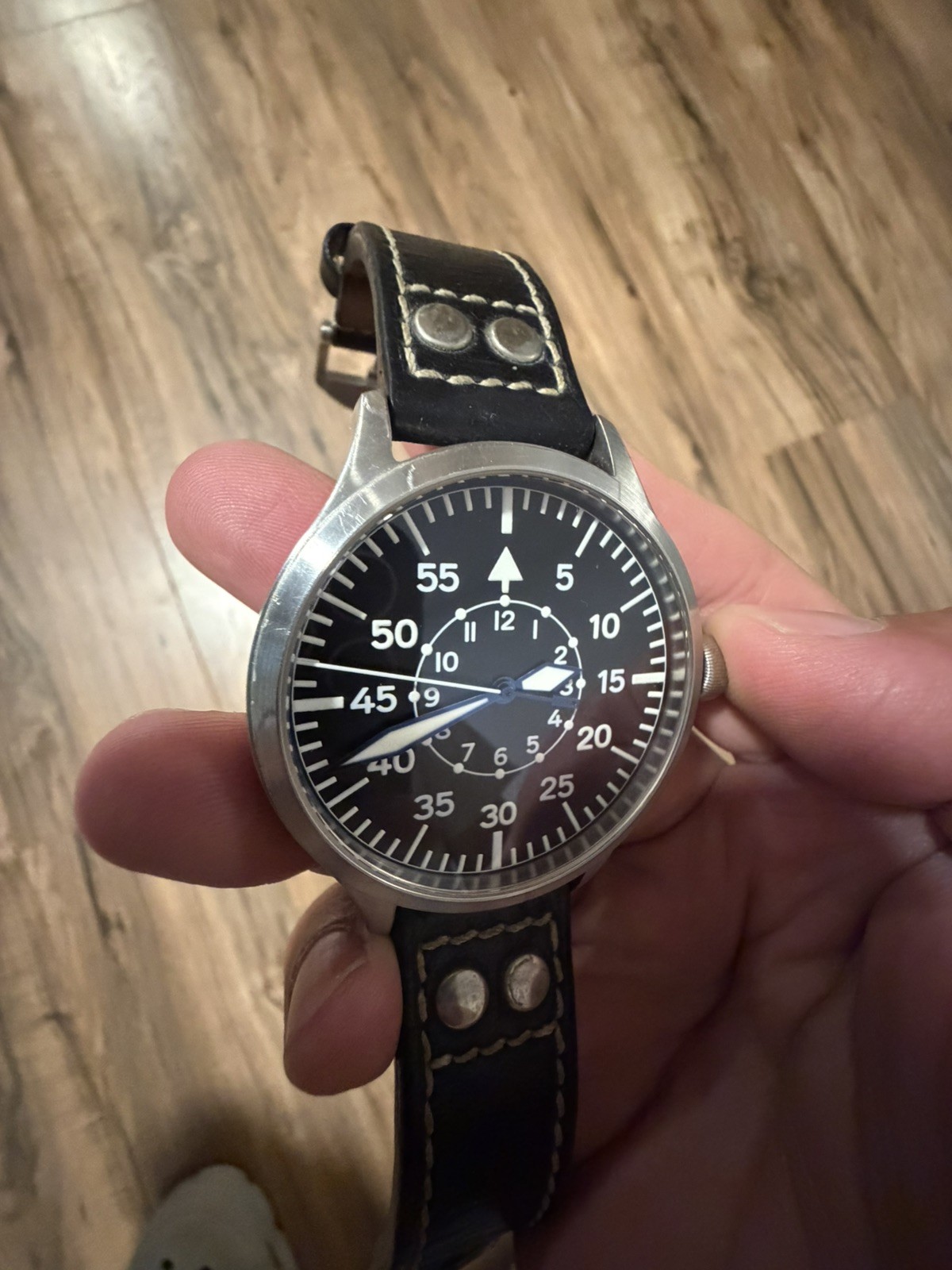 Steinhart Nav B-Uhr 47 Automatic B-Type ETA 2824-2 Swiss Pilot Watch