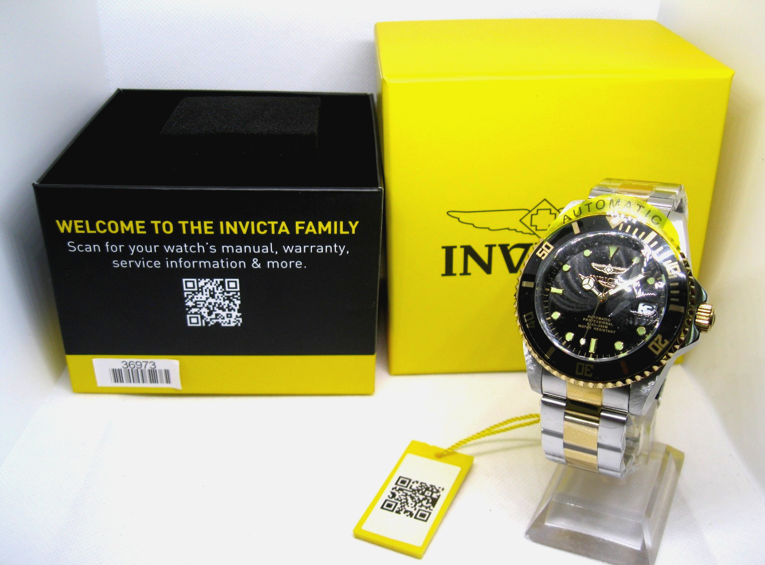 Invicta Pro Diver Black Dial Two Tone NH35A Men’s Automatic 44mm Watch-39673