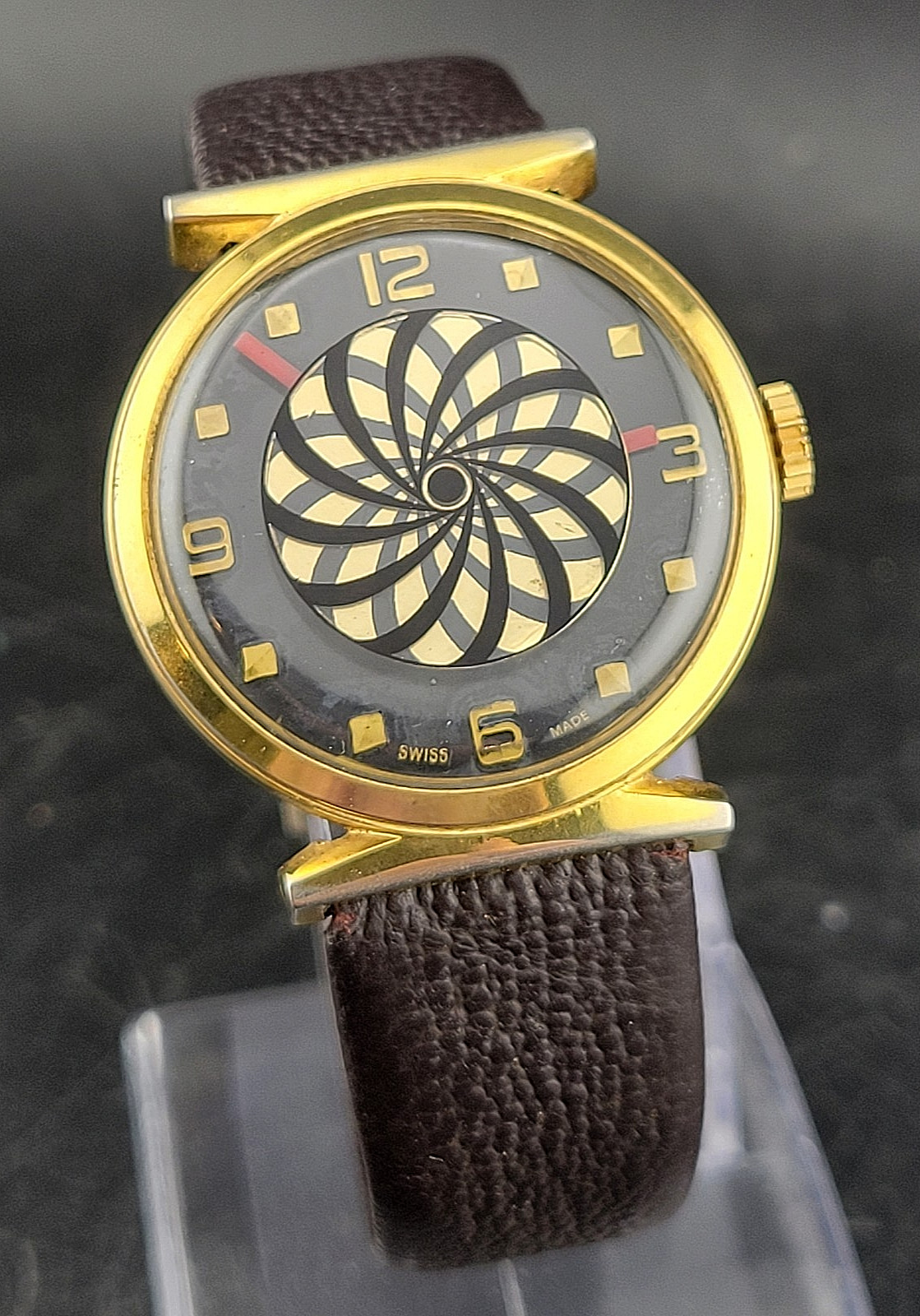 w/Running Video: Sharp! Ernest Borel Kaleidoscope/Cocktail 33mm Men’s 50’s Watch