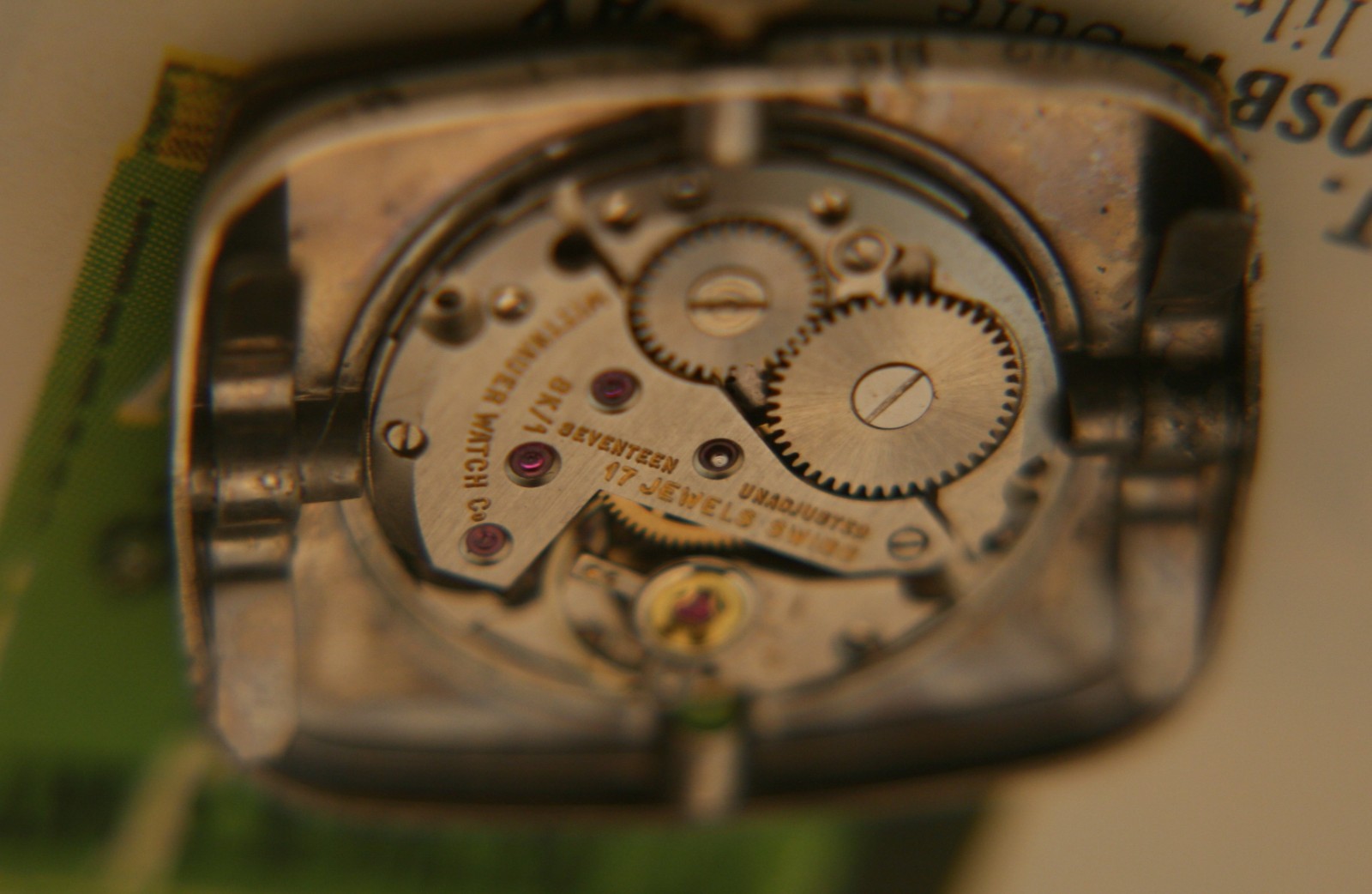 Serviced vintage 1970’s diamond Wittnauer gold dress Swiss 17 jewel wristwatch