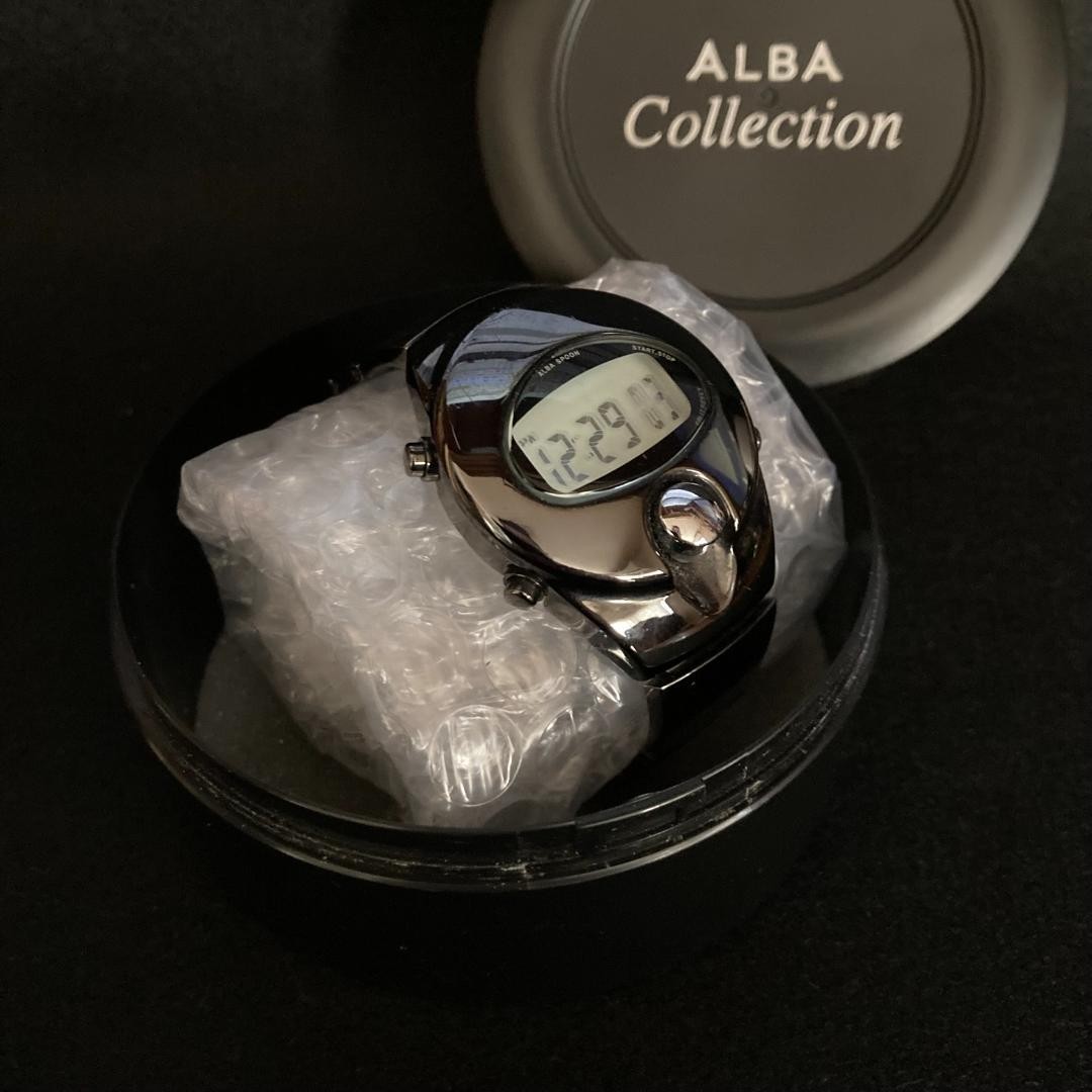 ALBA SPOON INGOT W626-4070 Digital Watch From Japan