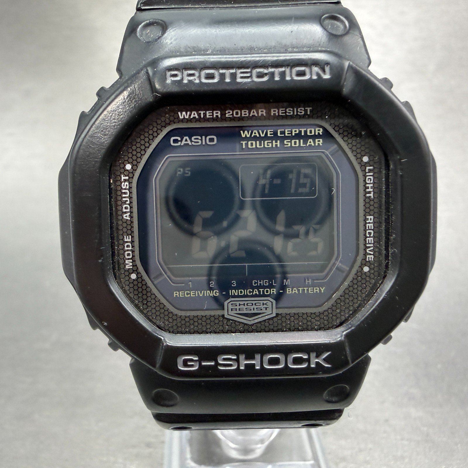 Casio G-Shock GW-5600BJ Watch Men 44mm Black Solar Alarm Chronograph Works