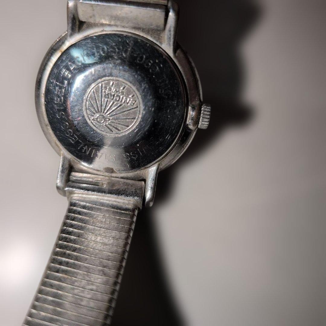 ENICAR Star Jewels Vintage Hand-wound Watch 1970s with Original Metal Bracelet