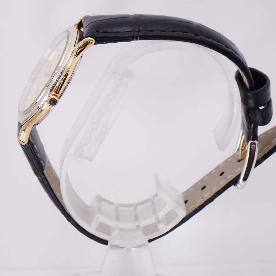 SEIKO 5E31-6D60 Quartz Unisex Wristwatch Black Japan