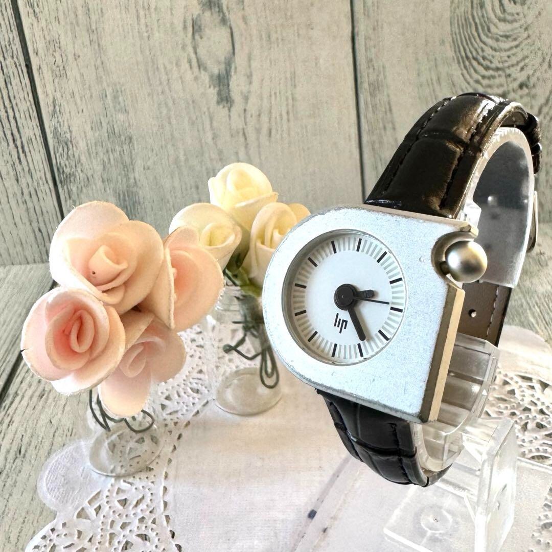 LIP Watch Mach Silver Used From Japan Check description