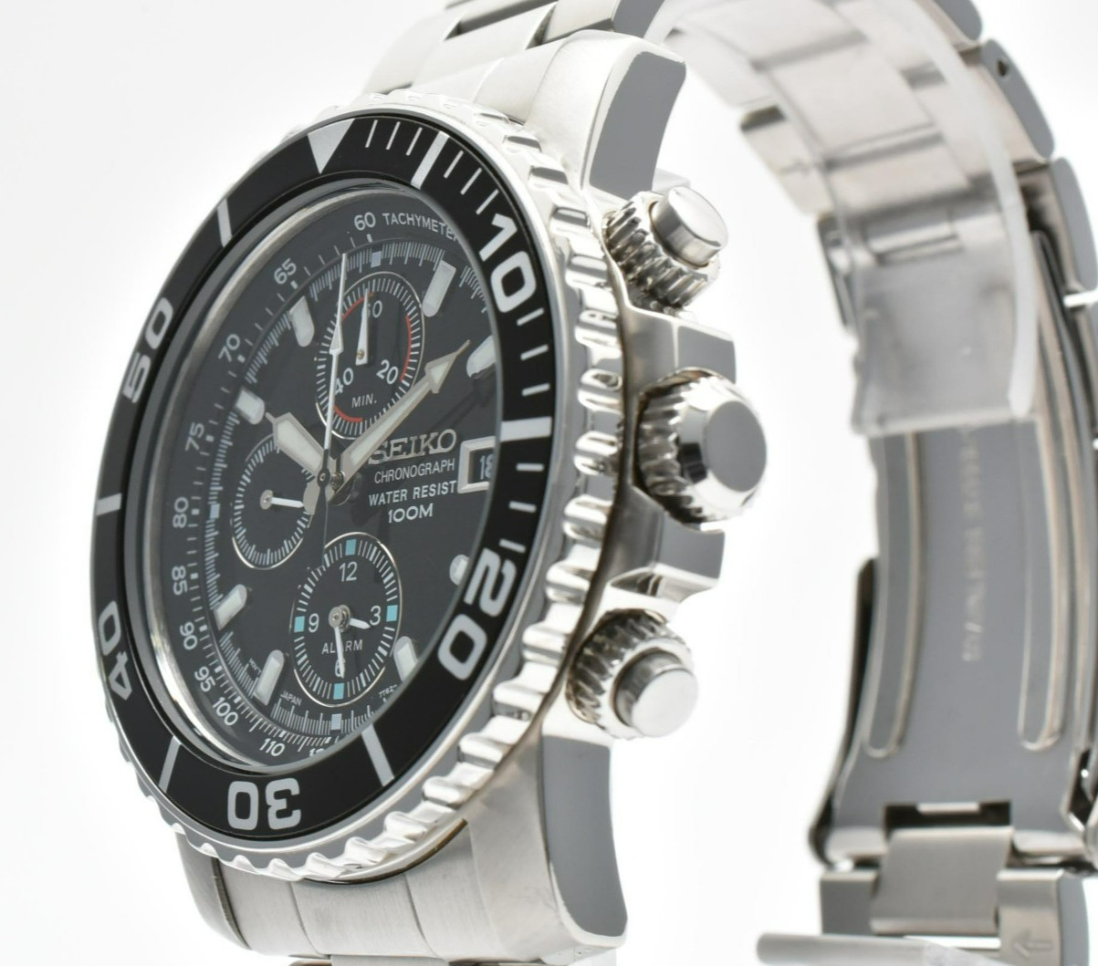 [MINT] SEIKO 7T62-0CV0 SNA225 Chronograph Quartz Men’s From Japan