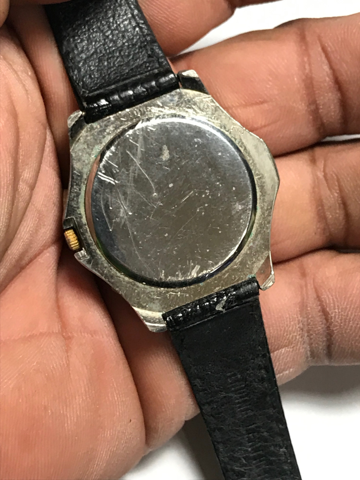 Men’s Black Band Amstar Analog Watch