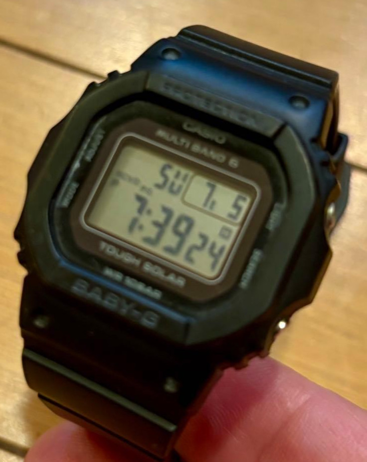 Casio Baby-G BGD-5650-1JF Black Square Digital Watch Excellent Worn 2-3x Mod3493