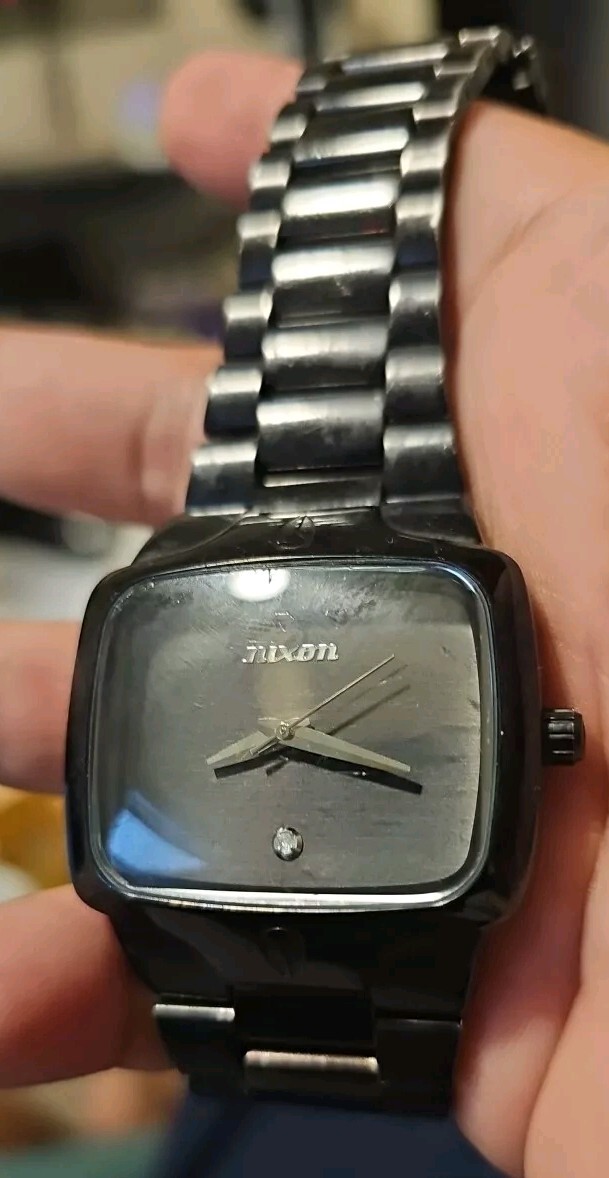 Nixon The Player Black Quartz Men’s Watch Black Face – Needs New Battery
