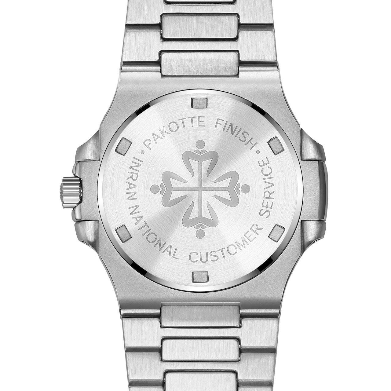 PAKOTTE FINISH do-shimasu? model Silver×FO Blue Quartz Watch VJ42 Sapphire glass