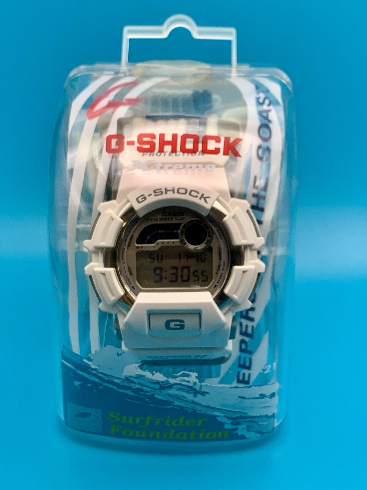 CASIO VINTAGE G-SHOCK DW-9500SR-8T Surfrider Foundation Boxed 1998 Japan Y