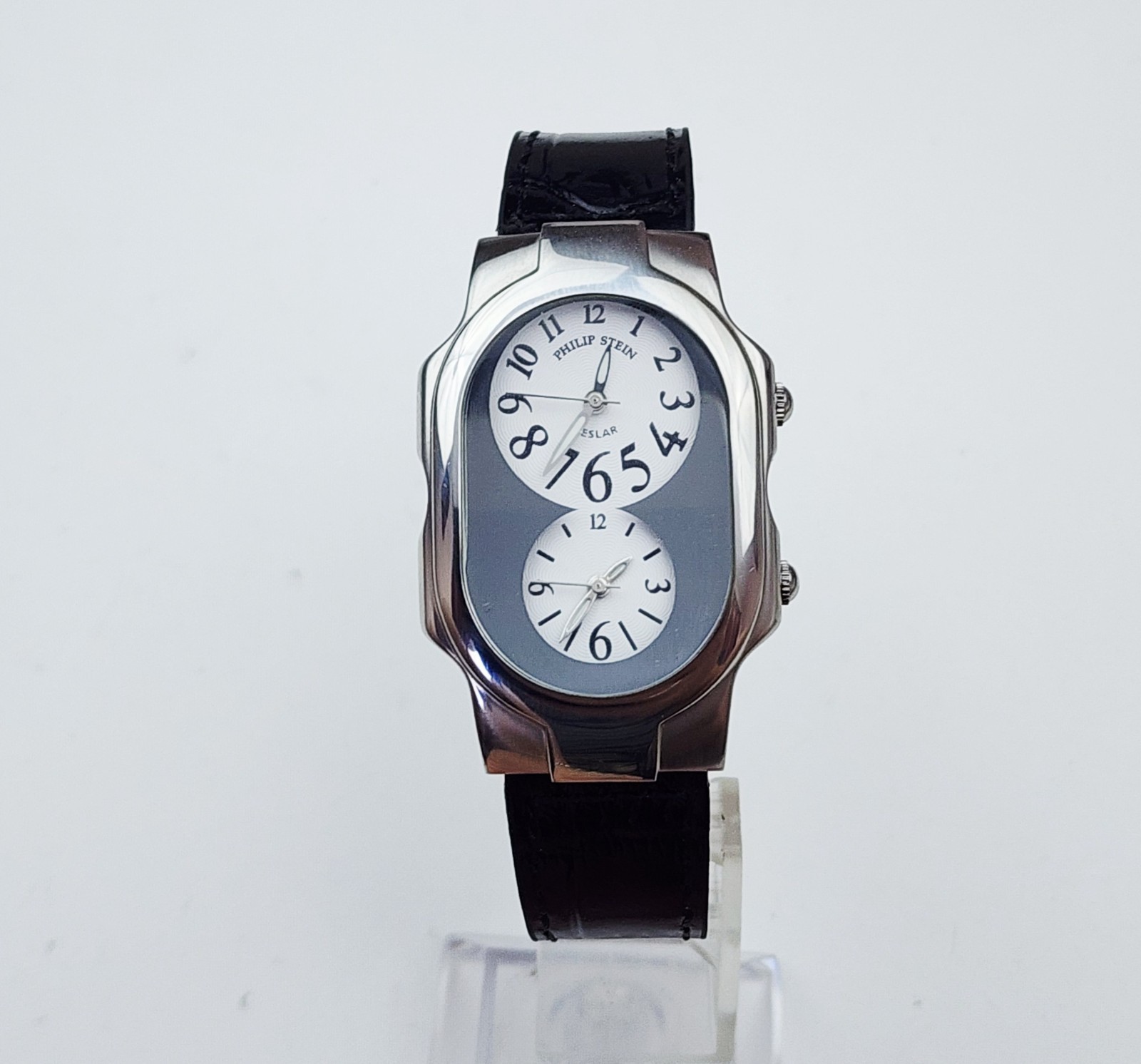 Men’s TRAVELER Watch PHILIP STEIN “Teslar”. Dual Time