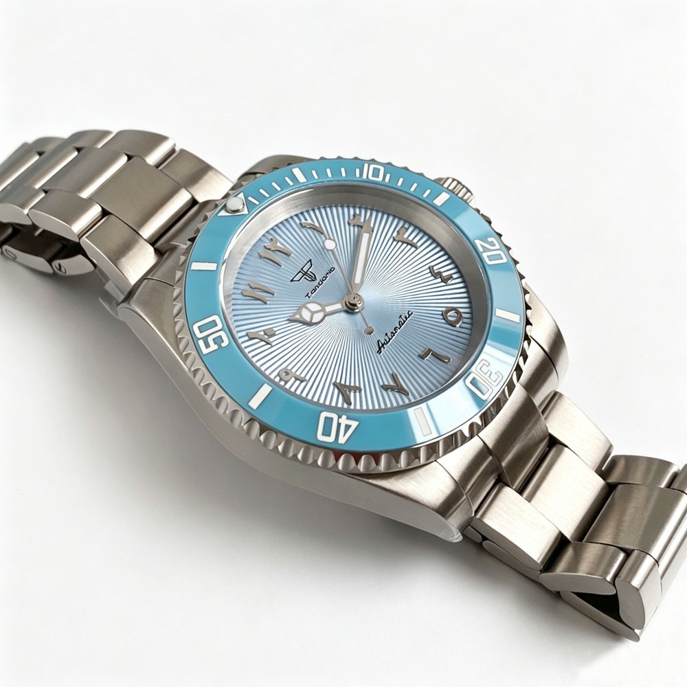 20ATM Diver Tandorio 40mm Fashion Sapphire Glass NH35 PT5000 Automatic Men Watch