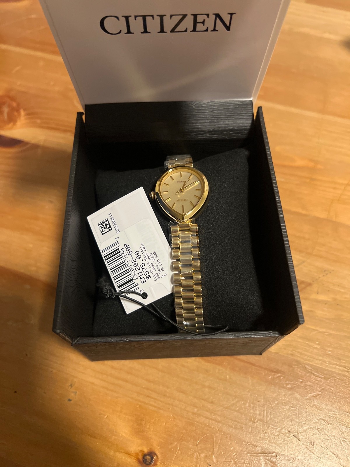CITIZEN L Rainell Drop EM1202-50P Eco-Drive Lady Watch
