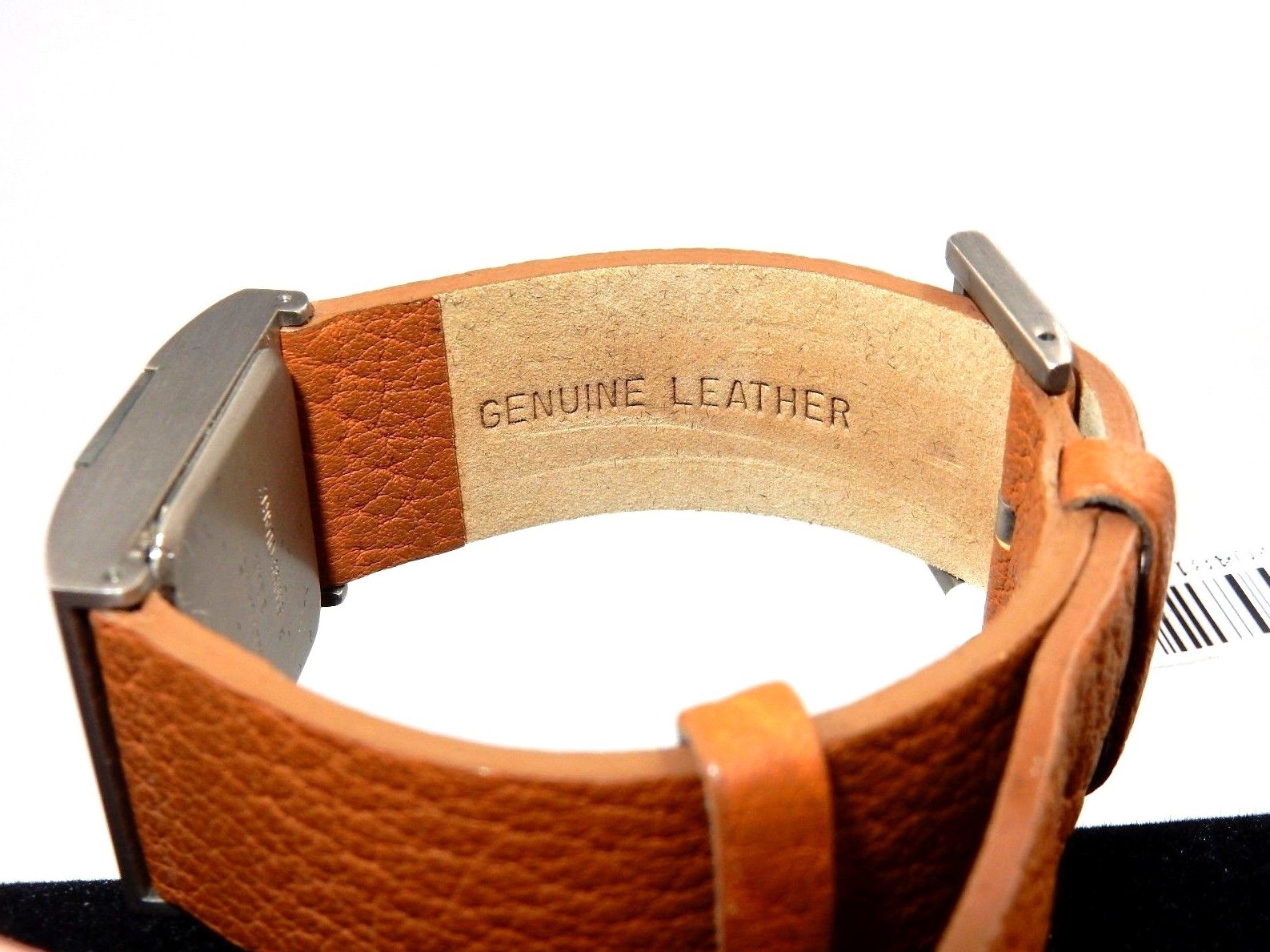 BOCCIA TITANIUM 3 BAR GENUINE LEATHER BAND SWISS QUARTZ WRISTWATCH 425-08