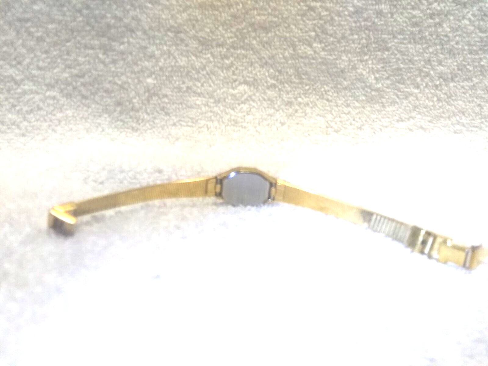 Seiko Quartz Dress Watch Women 7321-5409 All Gold New Bat Works Great Vintage !!