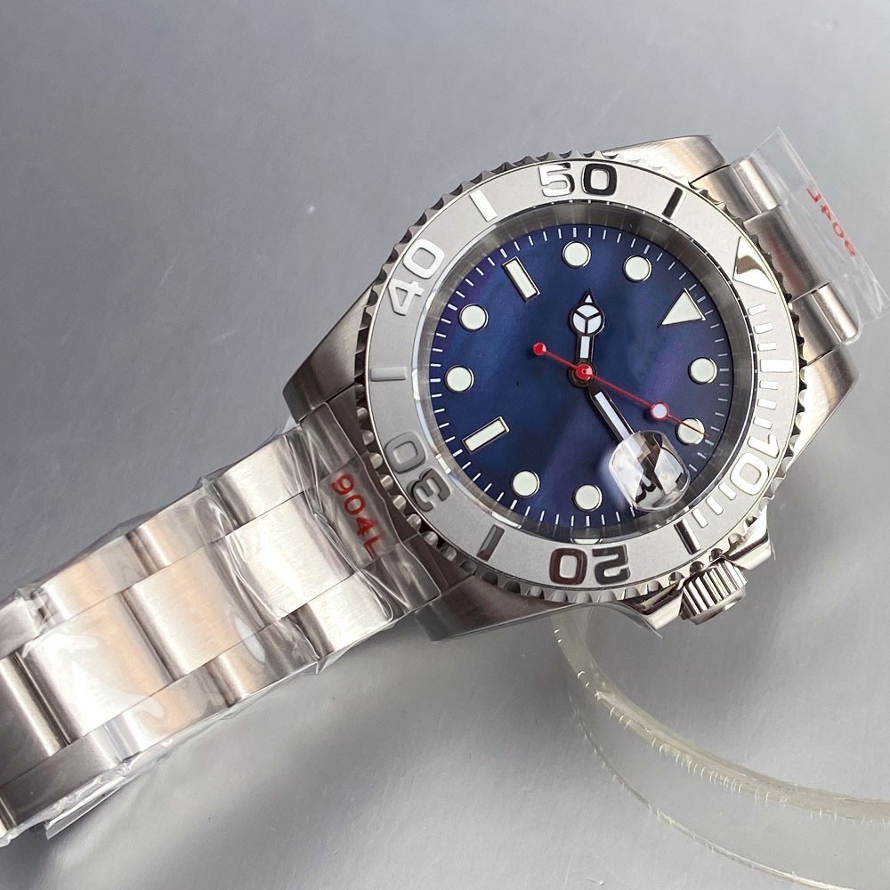 40mm Tandorio 20ATM Sapphire Glass Noctilucent For NH35/PT5000 Men Diver watch