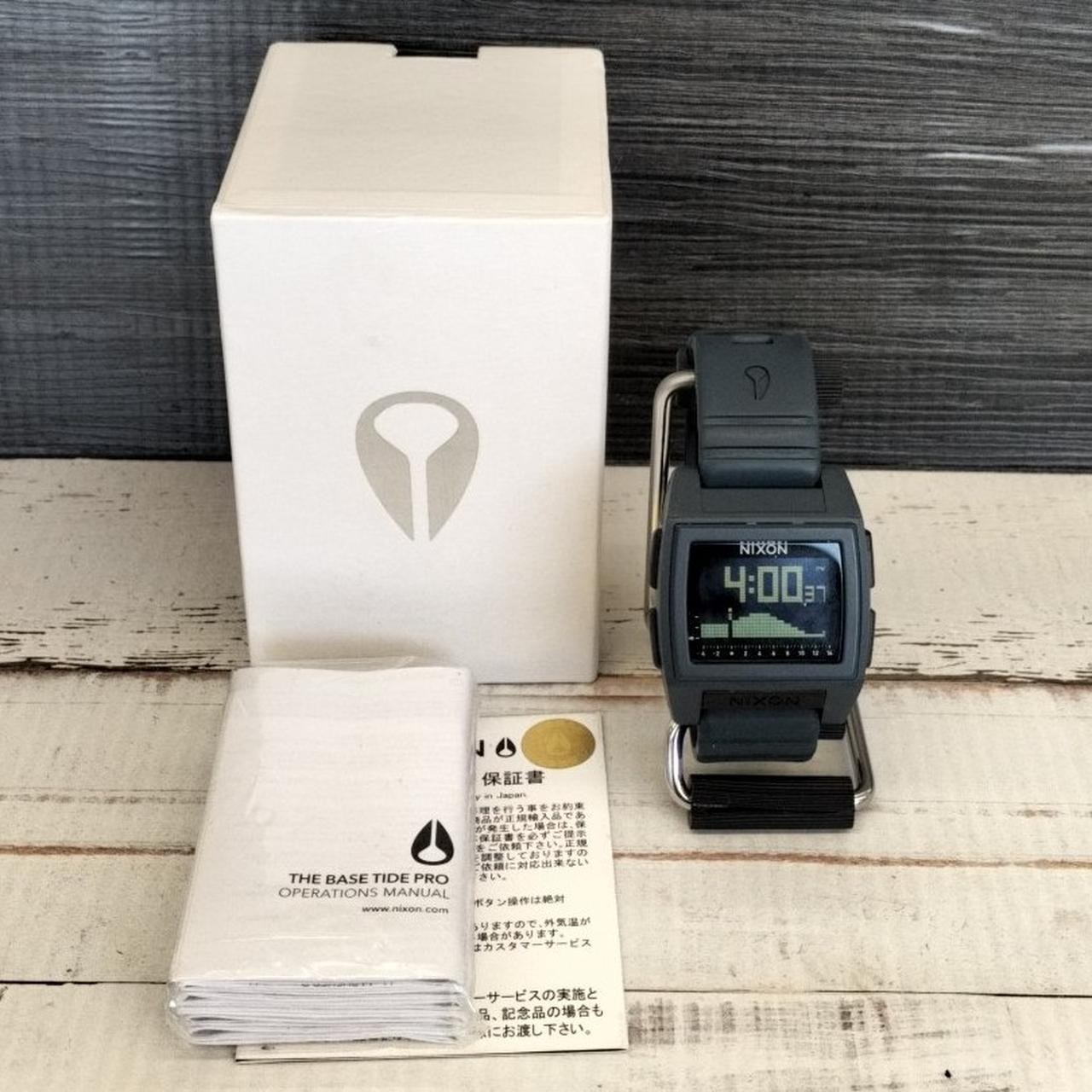 Nixon BASE TIDE PRO Quartz Watch Box Pre-Owned 25cm Wrist