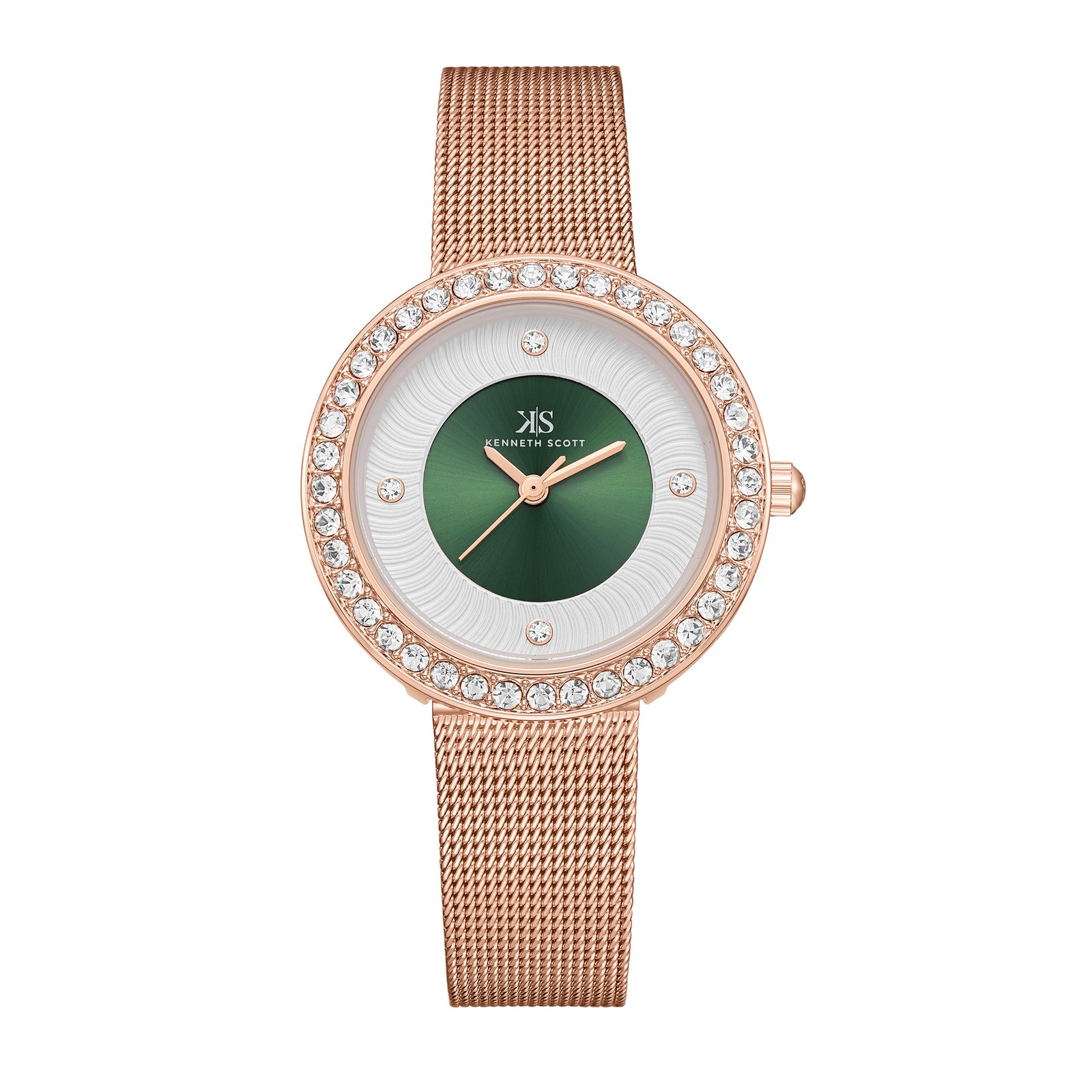 Kenneth Scott Women’s Analog Watch | Multicolor Dial, 32mm, 30 m (3 ATM)