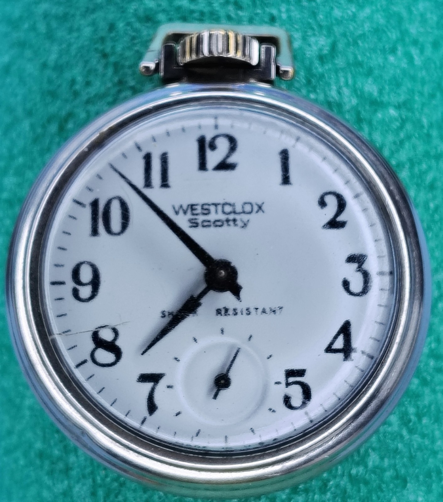 mens Works Westclox Scotty Sub Dial Manual Wind Vintage Working Pocket Watch lot