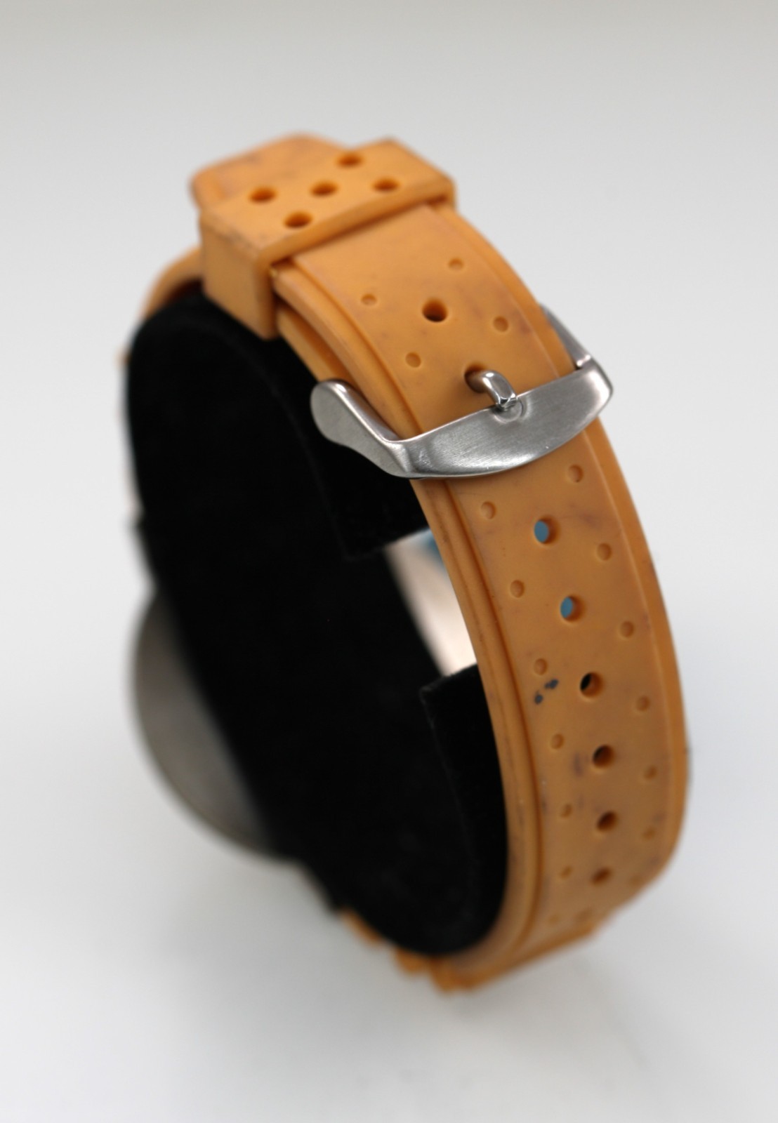 Fossil Watch Men Sundial Rare Vintage Non-Movement Plastic SD-7627 Orange
