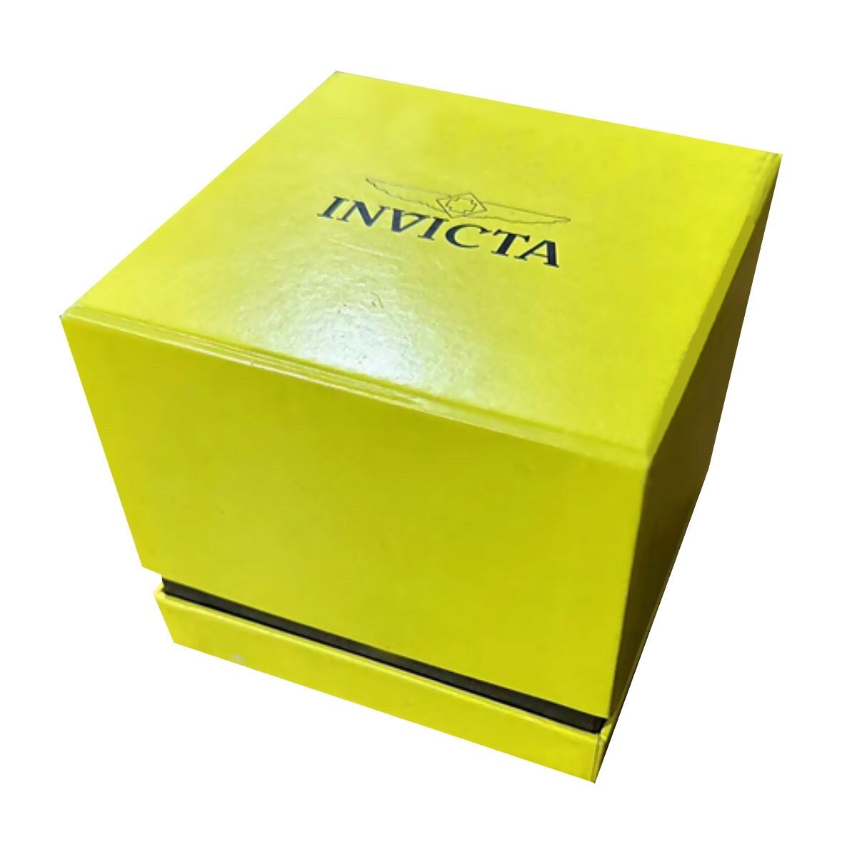 Invicta Men SPECIALTY 18K GOLD SILVER BLACK Dial Strap Stylish Fashion Watch