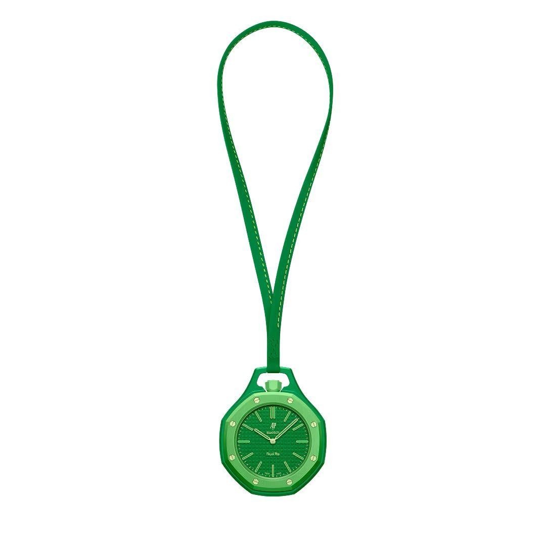Swatch x Audemars Piguet Royal Pop Green Eight SSX03G100N New with box & papers