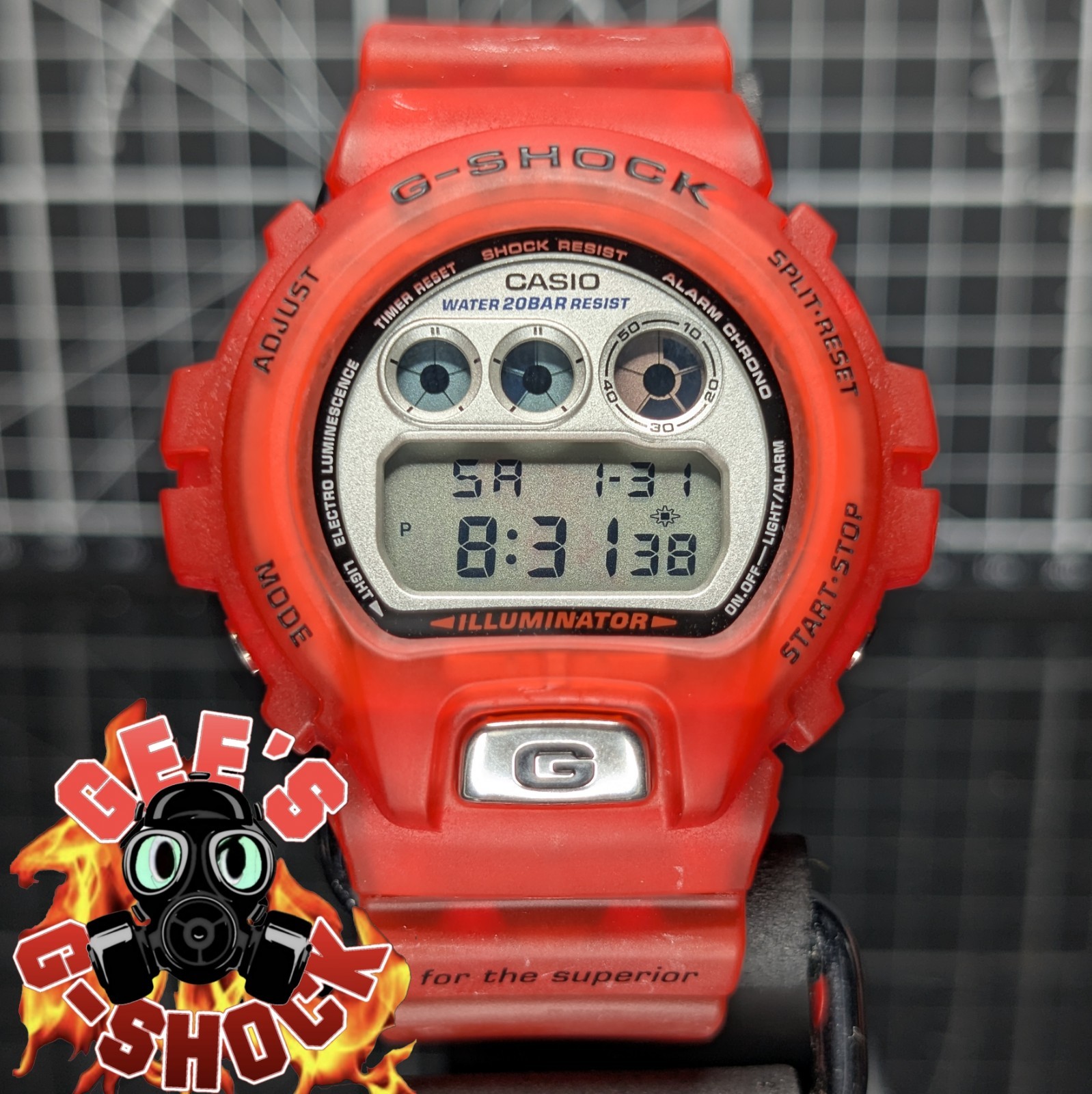 Casio G-Shock FIFA DW-6900 World Cup Red Skeleton Limited Edition DW-6900WF-4T