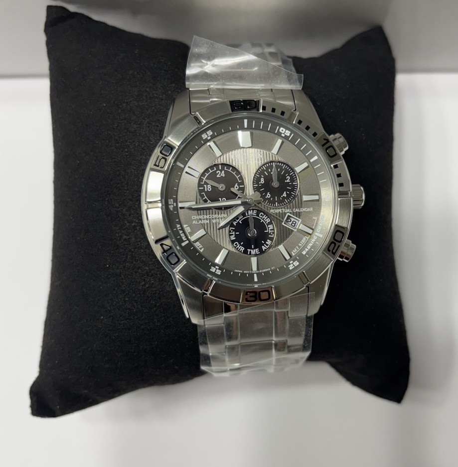 Citizen Eco-Drive Brycen Chronograph Stainless Steel Men’s Watch BL5450-54H