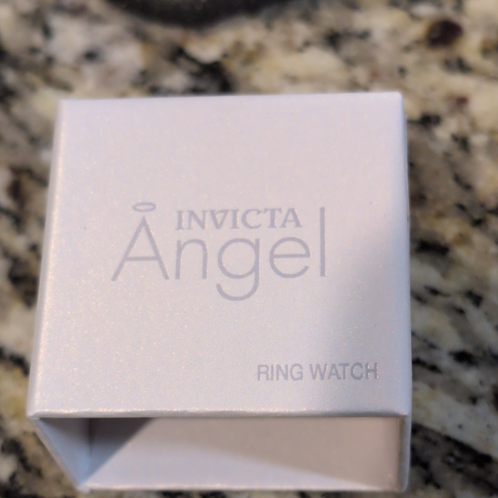 NEW Invicta Angel Women’s Ring Watch – 21.5mm, Silver (49579)