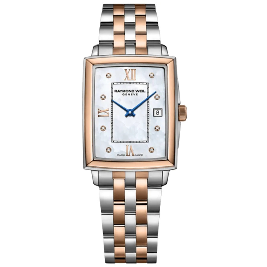 New Raymond Weil Toccata Mother of Pearl Diamond Women’s Watch 5925-SP5-00995