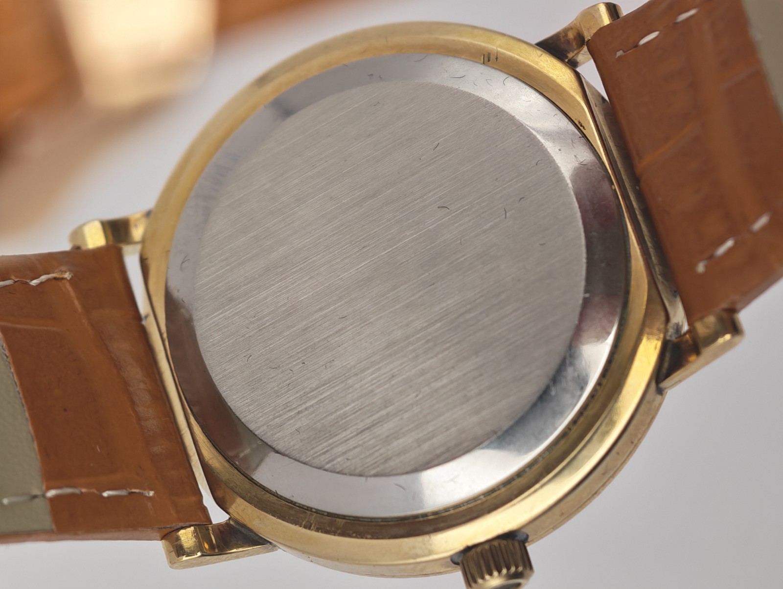 Omega Constellation Quartz Silver Brushed Dial Push/Pull Crown Mens Watch