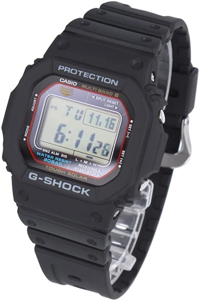 CASIO G-SHOCK G-Shock G-Shock 5600 SERIES Men’s Waterproof Radio Solar Dig