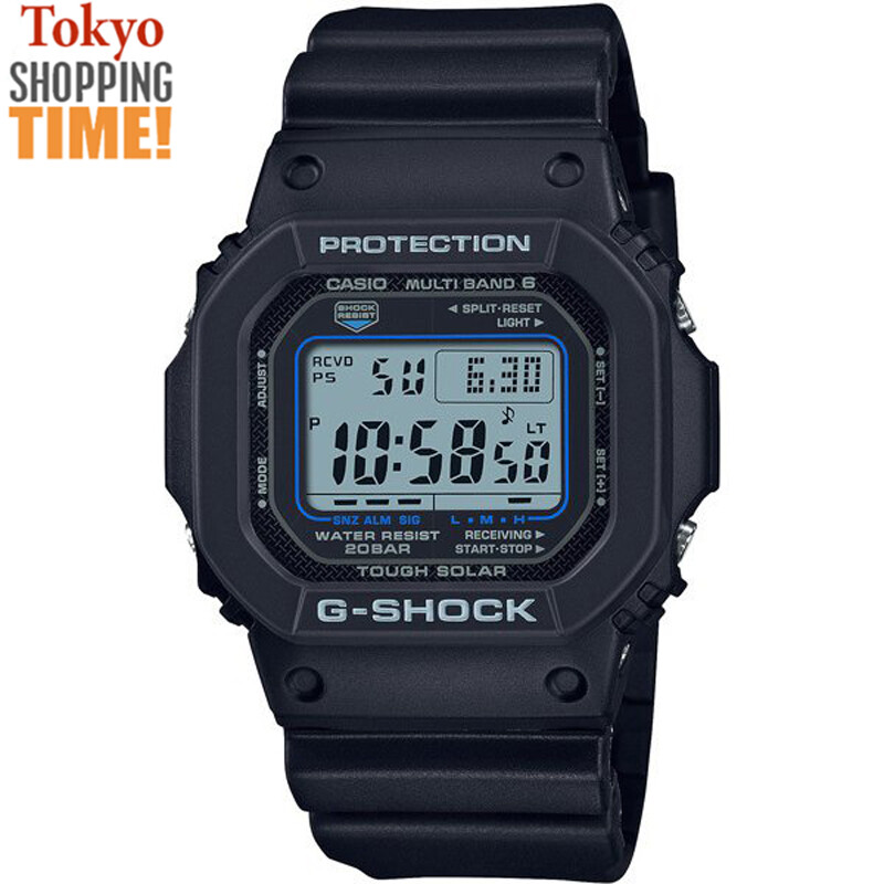 CASIO G-SHOCK GW-M5610U-1CJF Blue Dial Solar Atomic Chrono Digital Men Watch