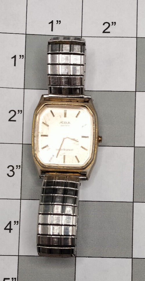 Vintage Acqua Mens Watch, needs battery/repair