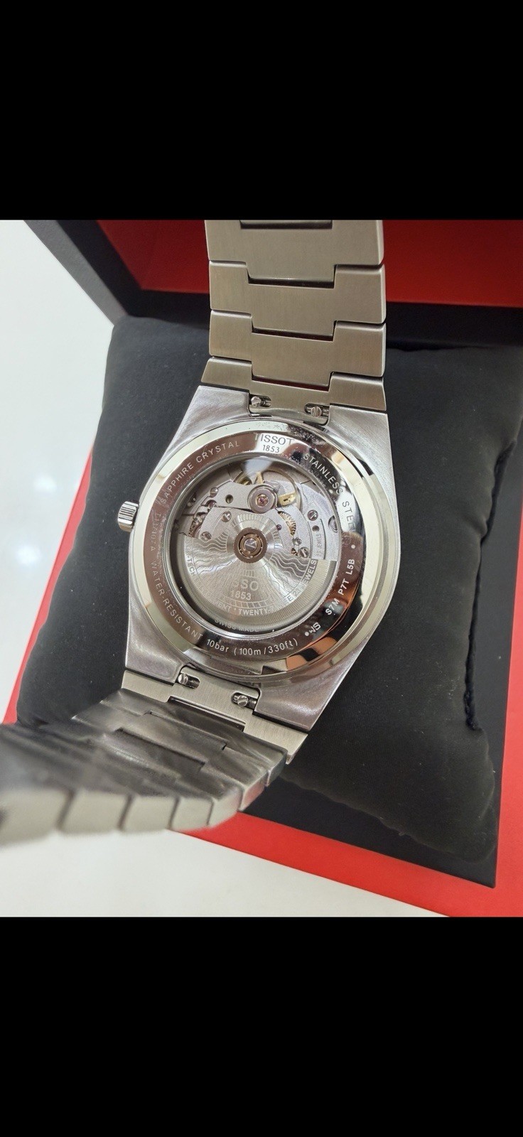 Tissot PRX Powermatic 80 Two-Tone 40mm White Dial Auto Date 100m Box