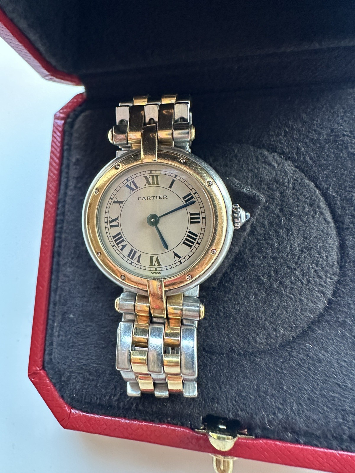 Cartier Panthere Vendome Small Vintage watch stainless steel 18k gold 12851