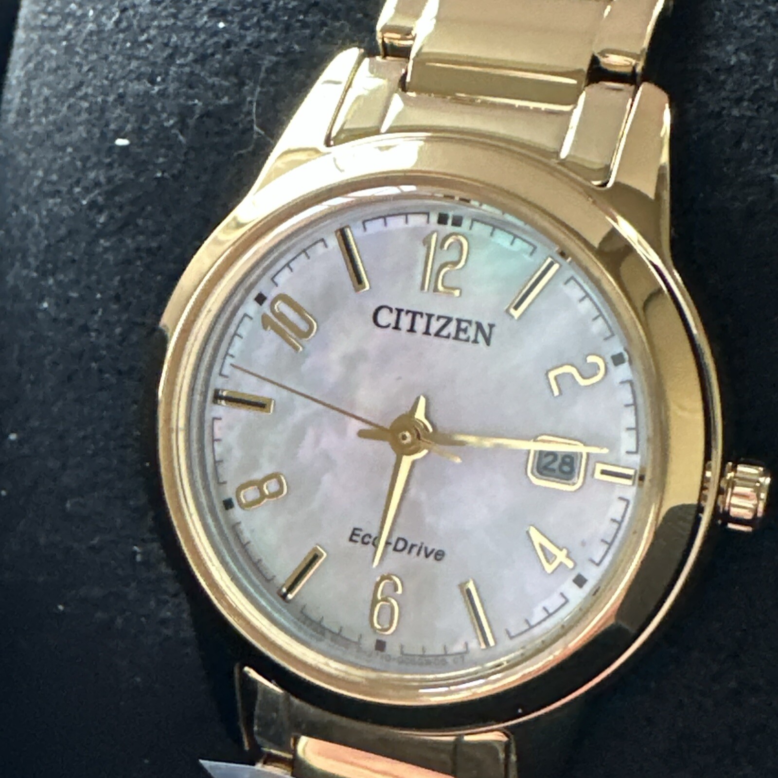 Citizen Gold Womens Analogue Watch FE1242-78D