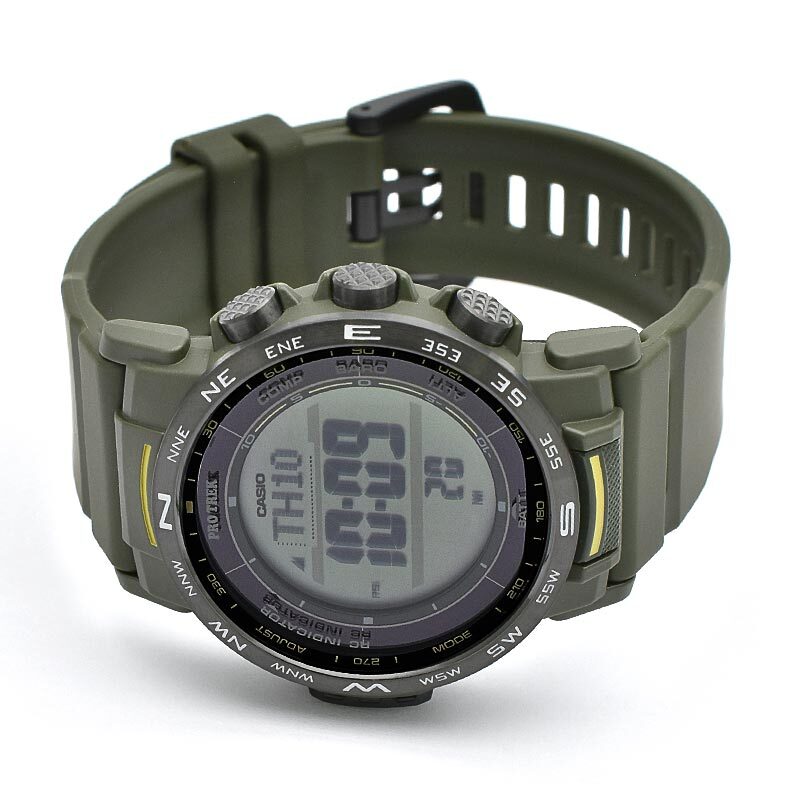 CASIO PRO TREK PRW-35Y-3BJF Climber Line Triple Sensor Radio Solar Watch 44.6mm