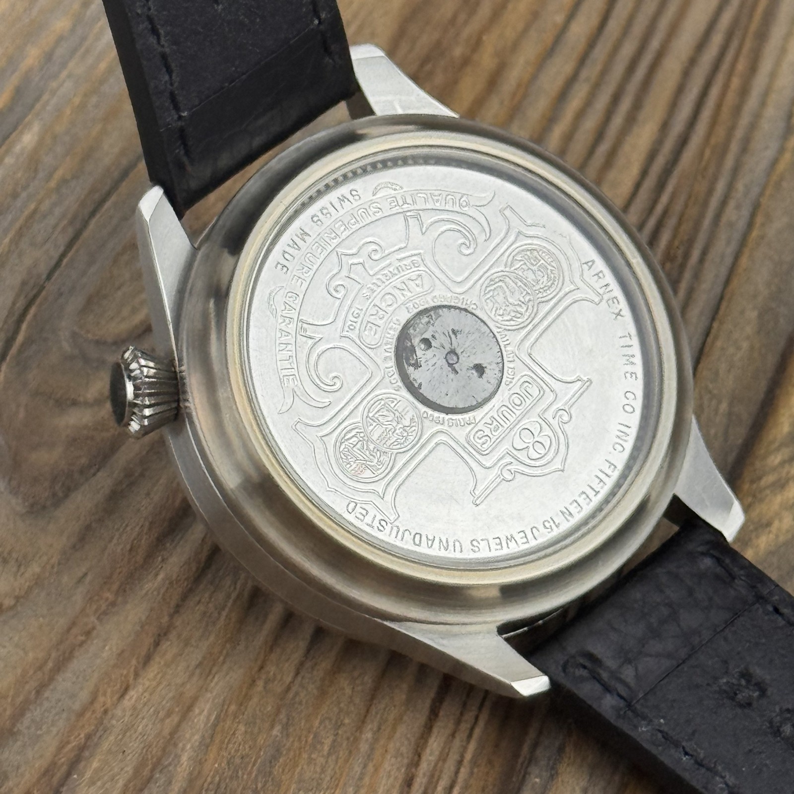 Marriage Watch With Hebdomas 8 days Pocket Movement Openheart, Enamel Dial, 48mm
