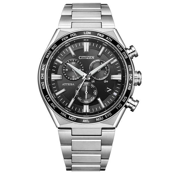 CITIZEN ATTESA ACT Line CB5966-69E Black Men’s Watch New in Box