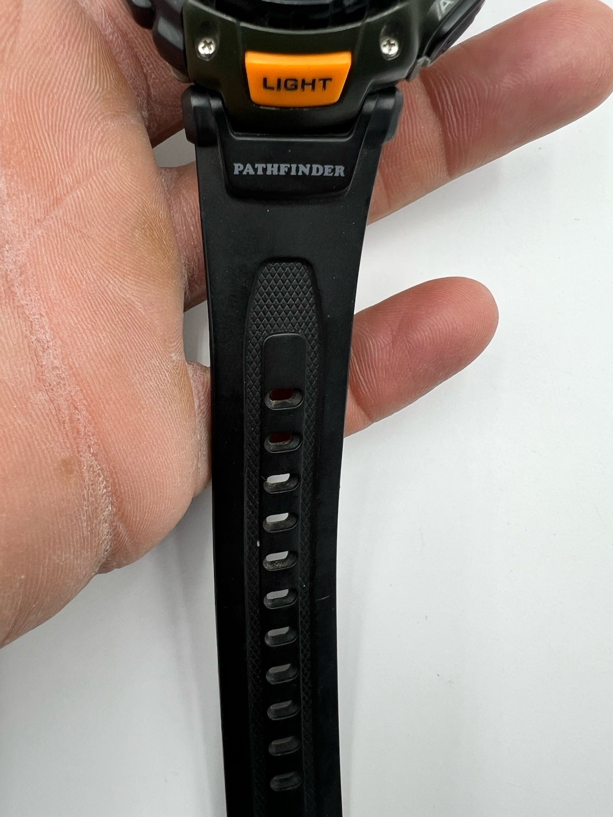 Vintage Casio Pathfinder 2271 PAG-40 Triple Sensor 53mm Watch, Needs Batteries