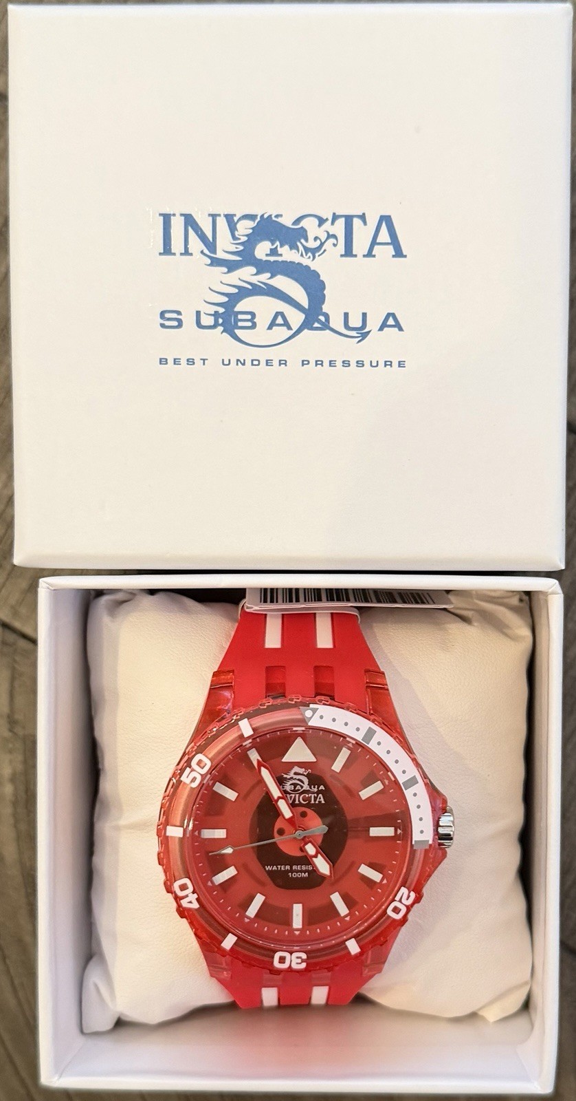 Invicta Subaqua Watch 44mm, Red (69450)
