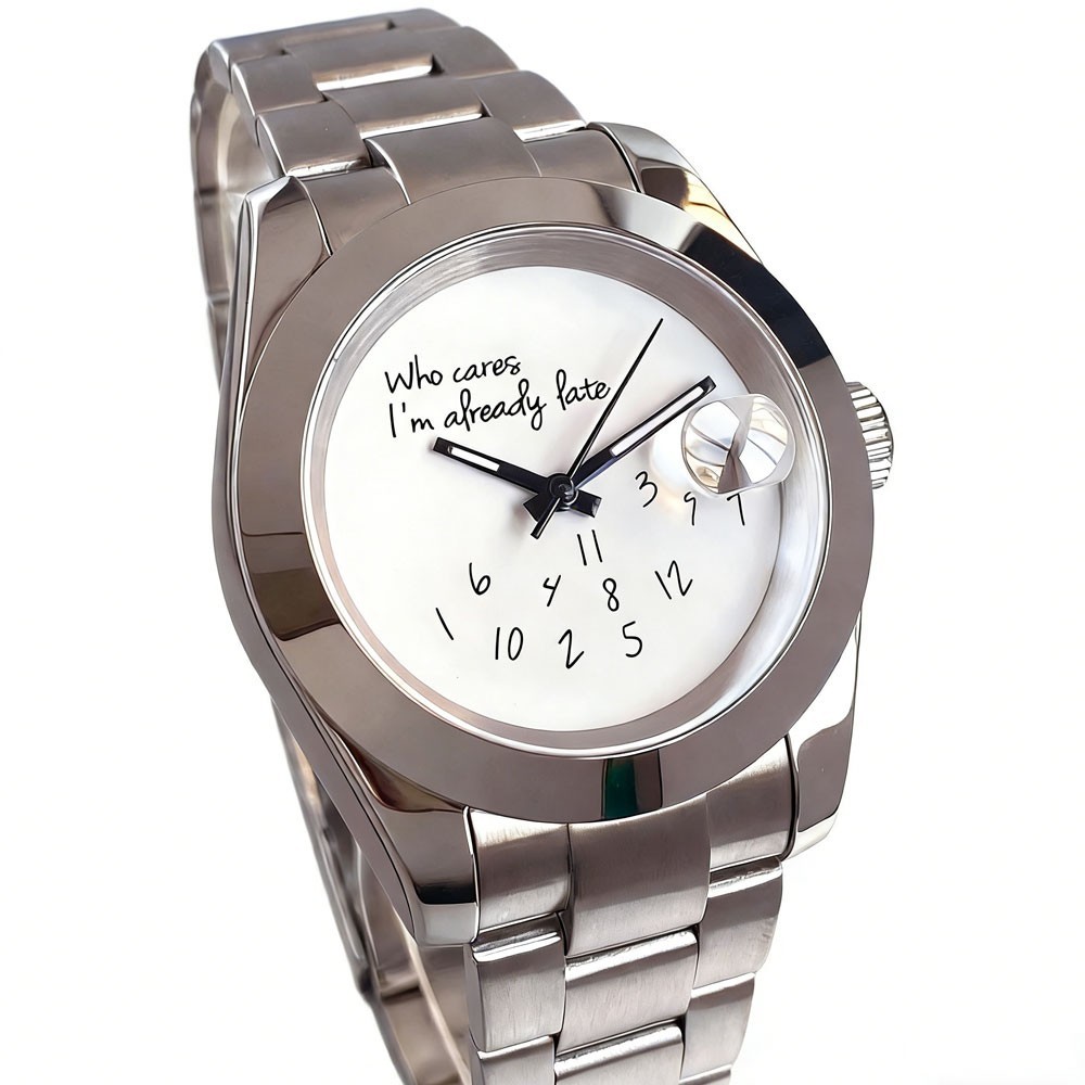 “Who Cares,I am Already Late” NH35 PT5000 Miyota 8215 Fashion Watch 36mm/39mm