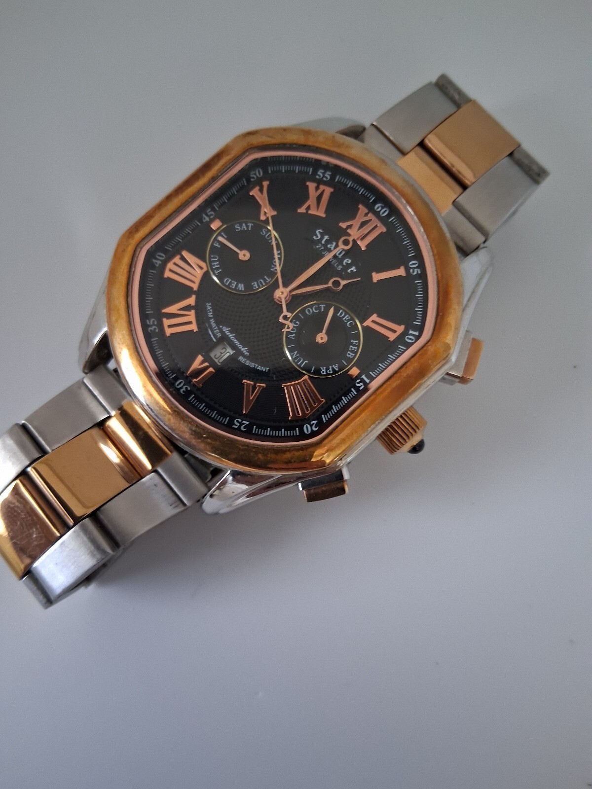 Stauer Meisterzeit 33203 Two Tone Automatic Men’s Watch