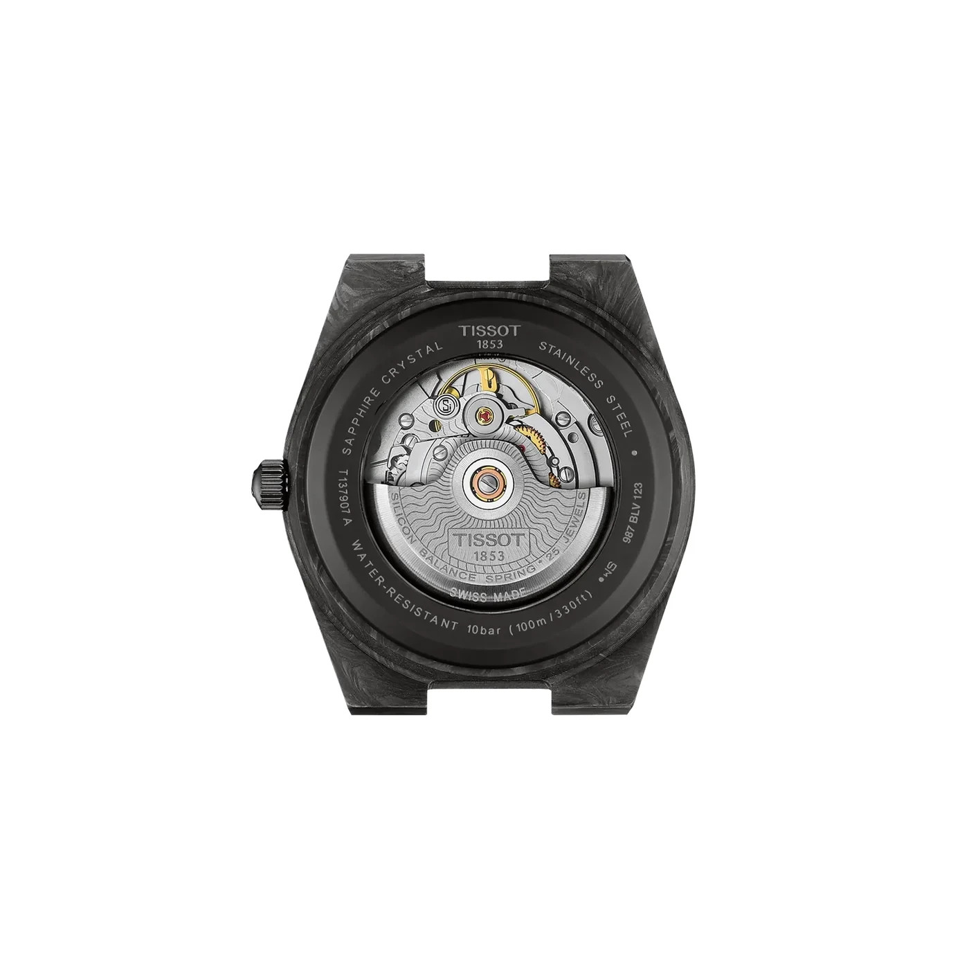 Tissot PRX Powermatic 80 Carbon Fiber Automatic Men’s Watch – T137.907.97.201.00