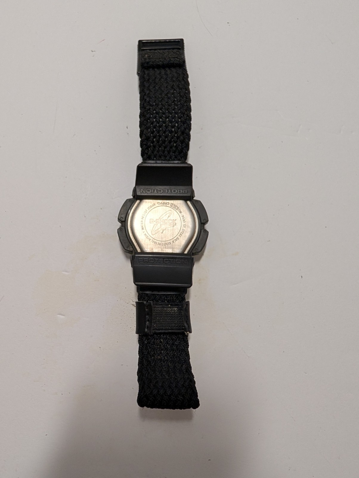 Casio G Shock DW-9500 2163 Data Braided Nylon Strap VTG Yr ’00 Men’s 45mm Watch