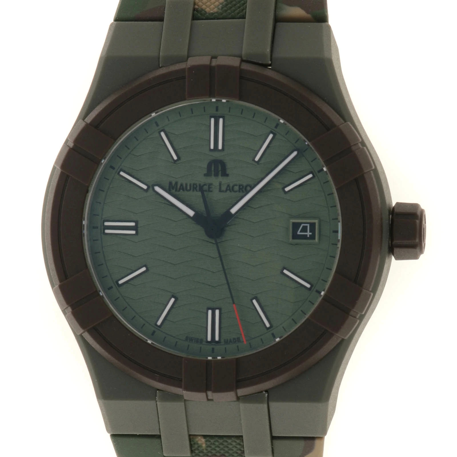 Maurice Lacroix AI2008-IJJIZ-000-0 40mm Green Dial Quartz 2008 Unisex #DW2360